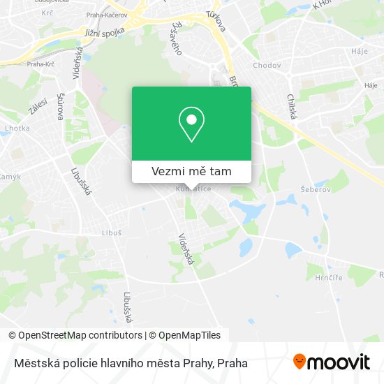 Městská policie hlavního města Prahy mapa