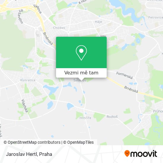 Jaroslav Hertl mapa