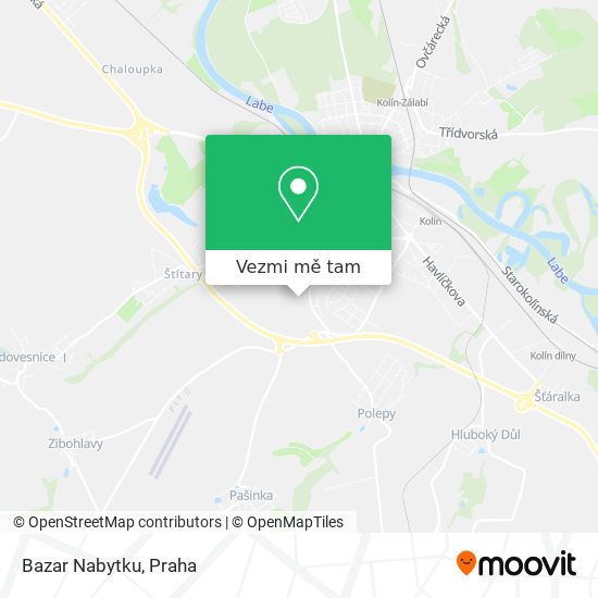 Bazar Nabytku mapa