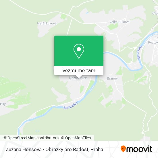 Zuzana Honsová - Obrázky pro Radost mapa