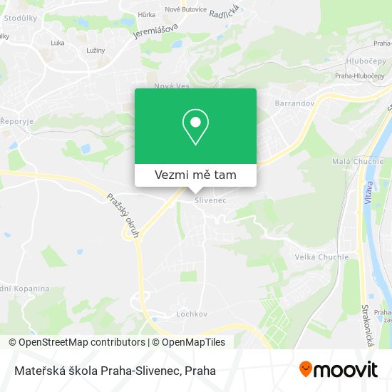 Mateřská škola Praha-Slivenec mapa