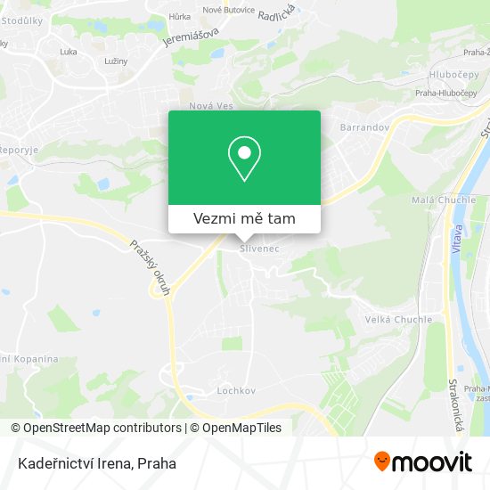 Kadeřnictví Irena mapa
