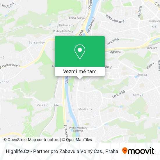 Highlife.Cz - Partner pro Zábavu a Volný Čas. mapa