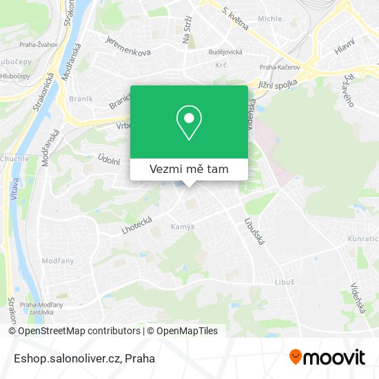 Eshop.salonoliver.cz mapa