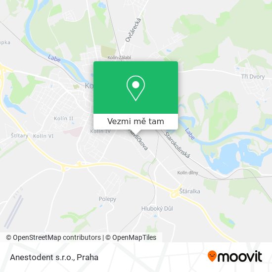 Anestodent s.r.o. mapa