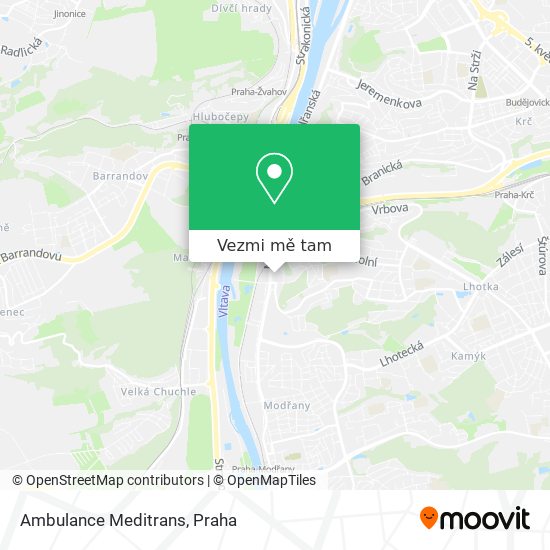 Ambulance Meditrans mapa