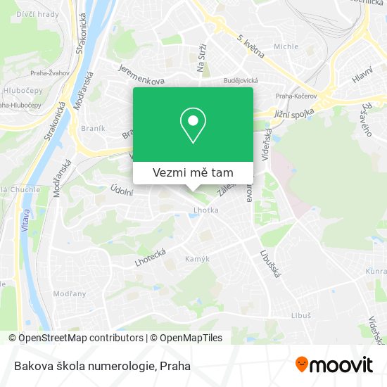 Bakova škola numerologie mapa