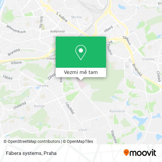 Fábera systems mapa