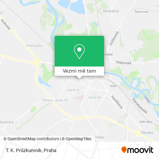 T. K. Průzkumník mapa