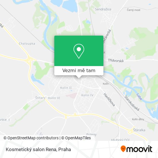 Kosmetický salon Rena mapa