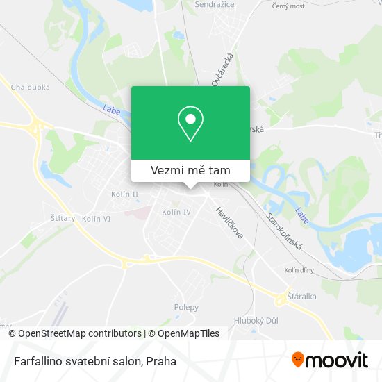 Farfallino svatební salon mapa