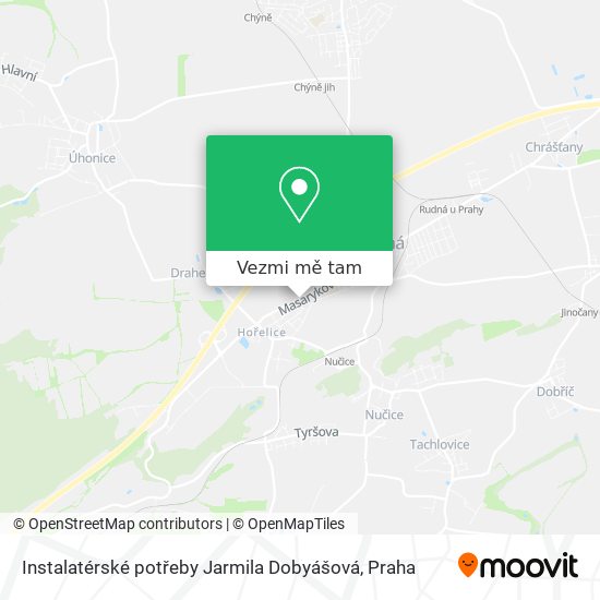 Instalatérské potřeby Jarmila Dobyášová mapa
