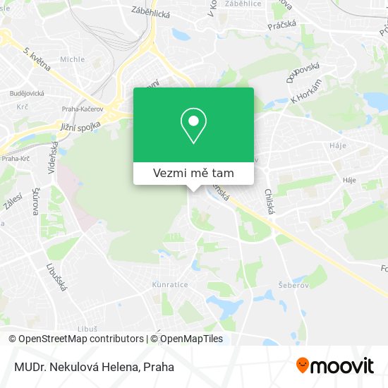MUDr. Nekulová Helena mapa