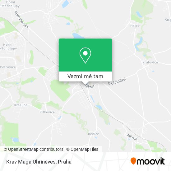 Krav Maga Uhříněves mapa