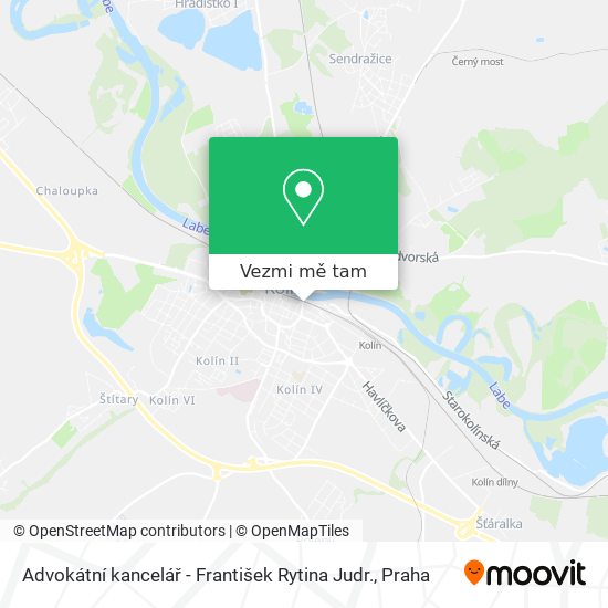 Advokátní kancelář - František Rytina Judr. mapa