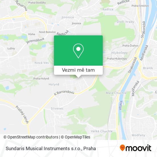 Sundaris Musical Instruments s.r.o. mapa