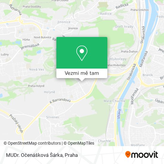 MUDr. Očenášková Šárka mapa