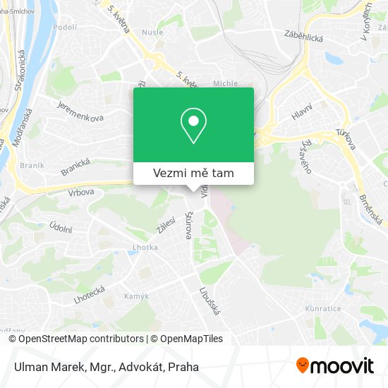 Ulman Marek, Mgr., Advokát mapa