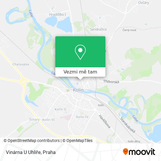 Vinárna U Uhlíře mapa