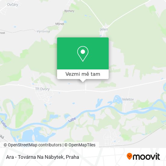 Ara - Továrna Na Nábytek mapa