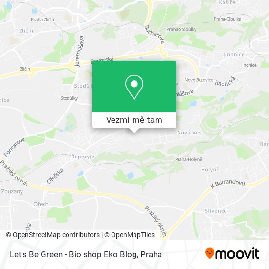 Let's Be Green - Bio shop Eko Blog mapa