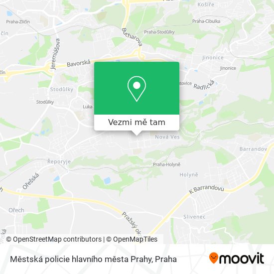 Městská policie hlavního města Prahy mapa