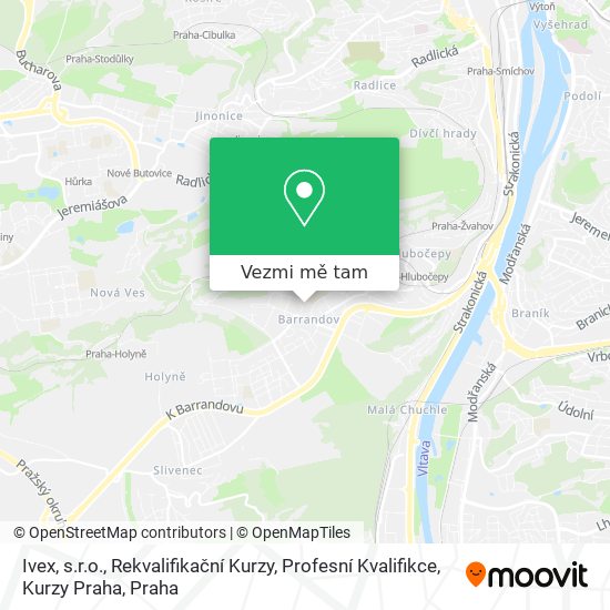 Ivex, s.r.o., Rekvalifikační Kurzy, Profesní Kvalifikce, Kurzy Praha mapa