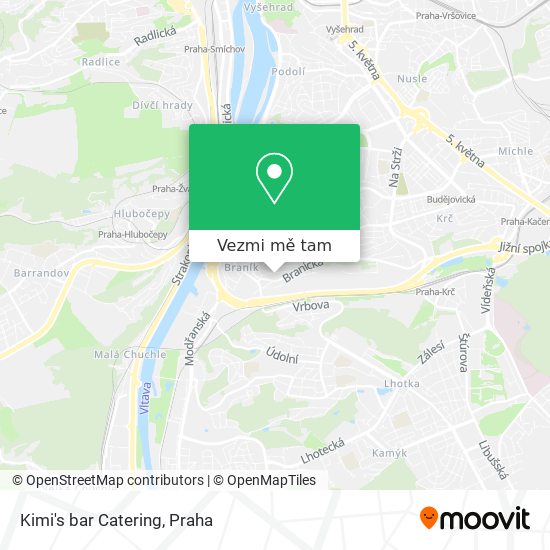 Kimi's bar Catering mapa