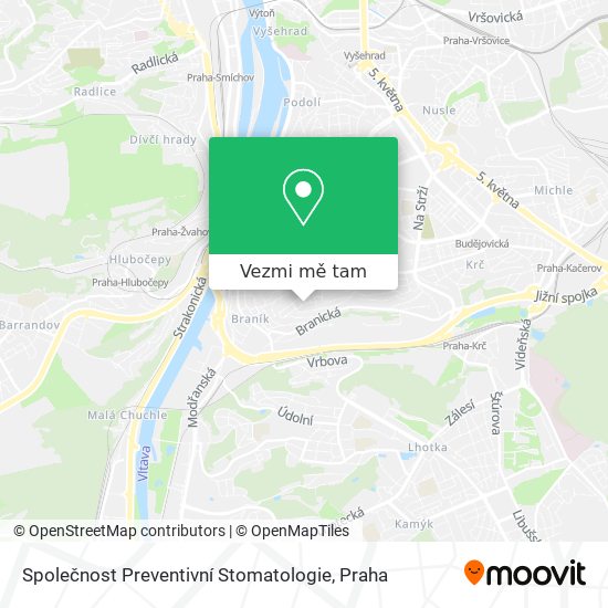 Společnost Preventivní Stomatologie mapa