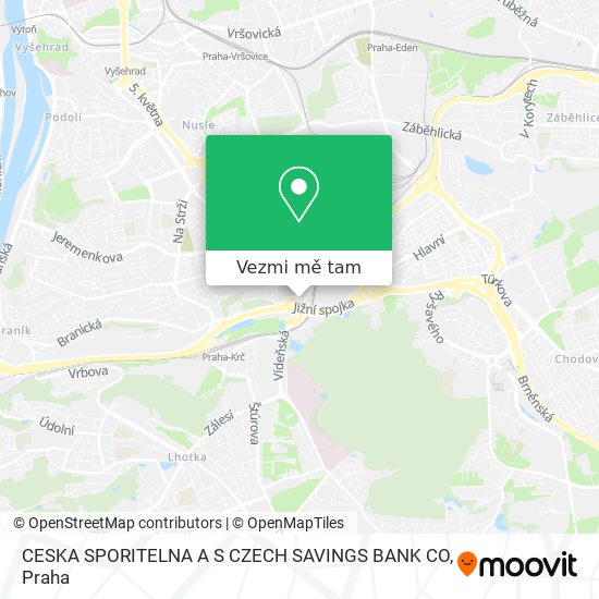 CESKA SPORITELNA A S CZECH SAVINGS BANK CO mapa