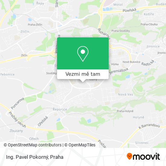 Ing. Pavel Pokorný mapa