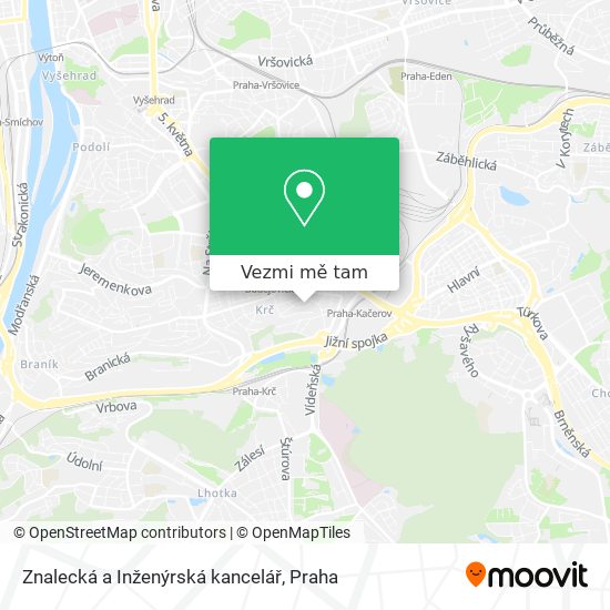 Znalecká a Inženýrská kancelář mapa