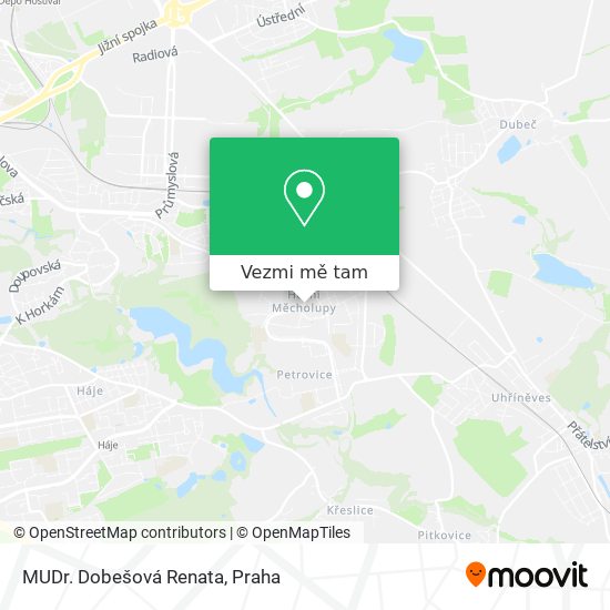 MUDr. Dobešová Renata mapa