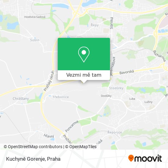 Kuchyně Gorenje mapa