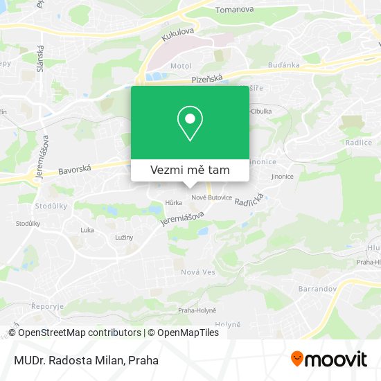 MUDr. Radosta Milan mapa