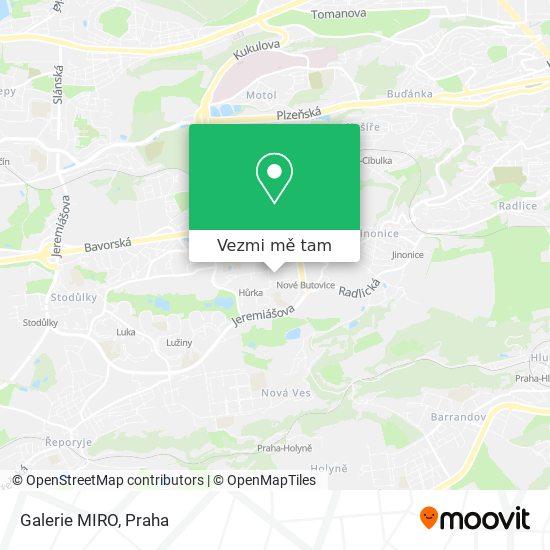 Galerie MIRO mapa