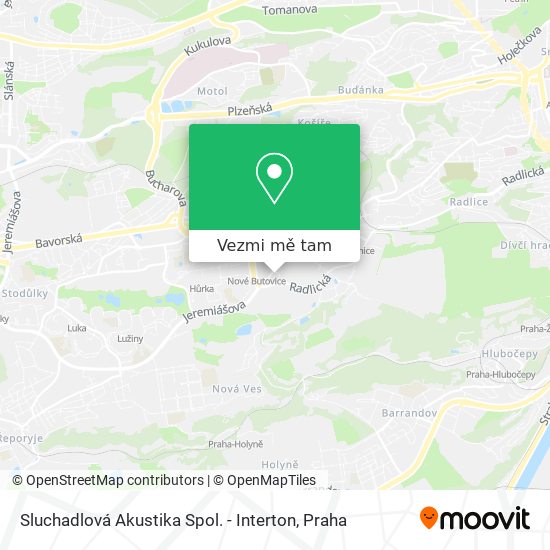 Sluchadlová Akustika Spol. - Interton mapa