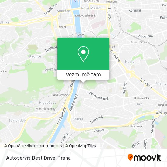 Autoservis Best Drive mapa