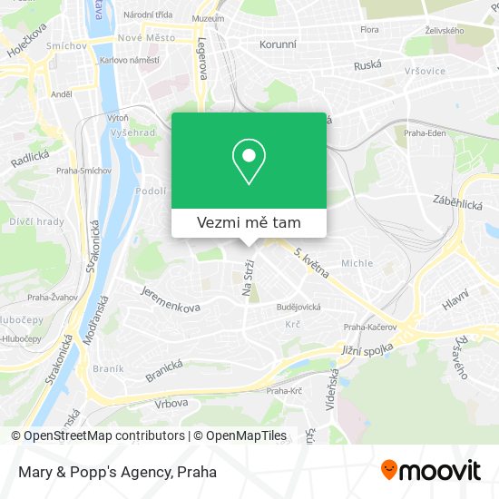 Mary & Popp's Agency mapa