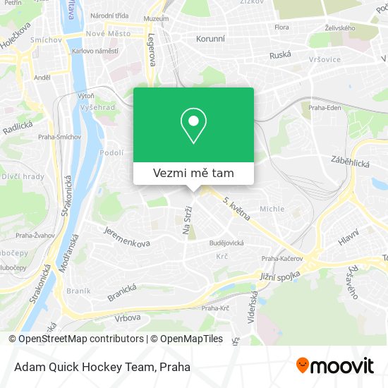 Adam Quick Hockey Team mapa