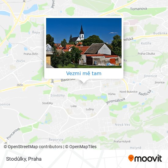 Stodůlky mapa