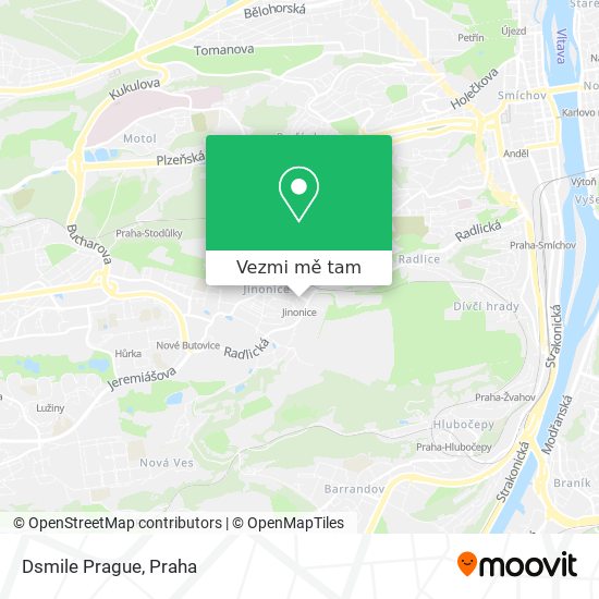 Dsmile Prague mapa