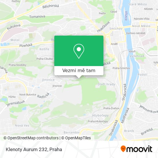 Klenoty Aurum 232 mapa