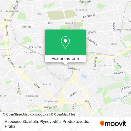 Asociace Stavitelů, Plynovodů a Produktovodů mapa