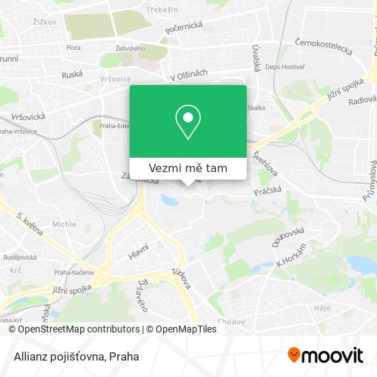 Allianz pojišťovna mapa