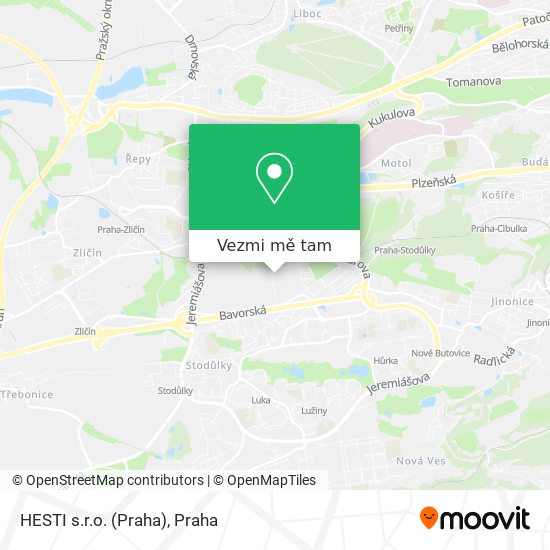 HESTI s.r.o. (Praha) mapa