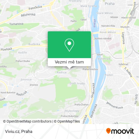 Viviu.cz mapa