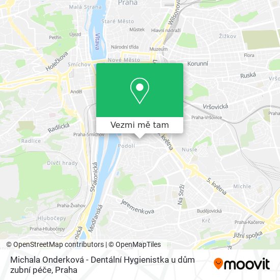 Michala Onderková - Dentální Hygienistka u dům zubní péče mapa