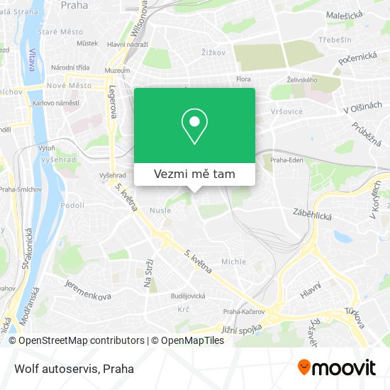 Wolf autoservis mapa