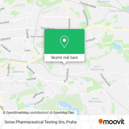 Sotax Pharmaceutical Testing Sro mapa
